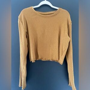 Madewell Long Sleeve Crop